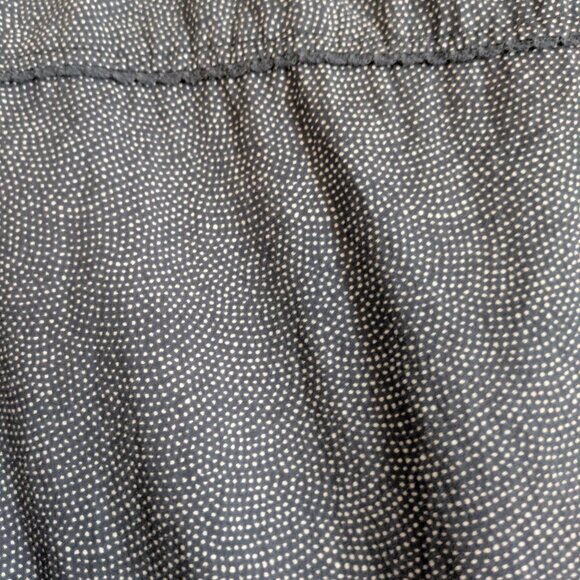 EDDIE BAUER Womens Basic Dress US 16 Navy Blue Spotted Cotton - Picture 8 of 9